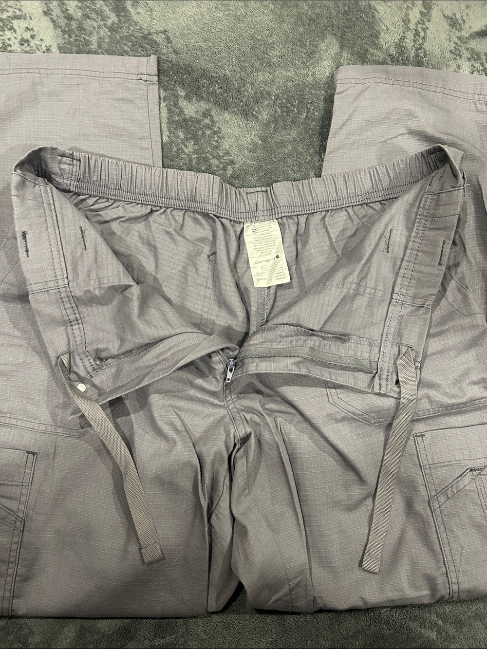 Carhartt Men’s Light Gray Scrub / Work Pants - Picture 3 of 4